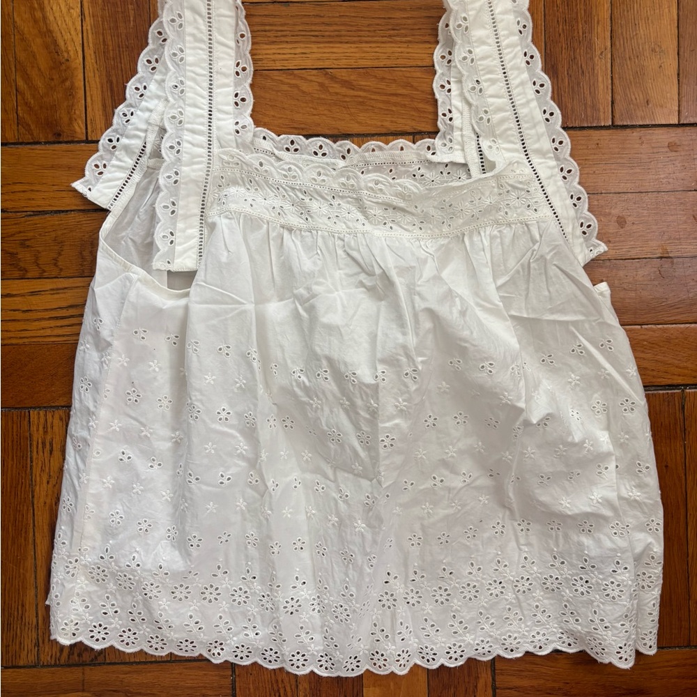 Gap × DÔEN Eyelet Top- Size Medium - Picture 3 of 4